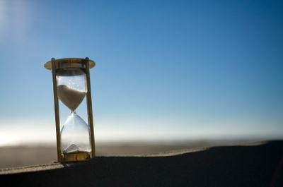 Sand Timer on a Sand Dune