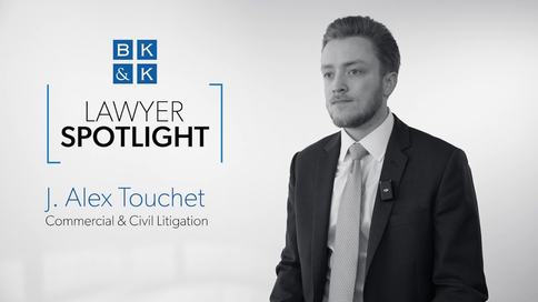 Lawyer Spotlight -- Alex Touchet, Commercial & Civil Litigation
