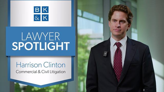 Lawyer Spotlight -- Harrison Clinton, Commercial & Civil Litigation
