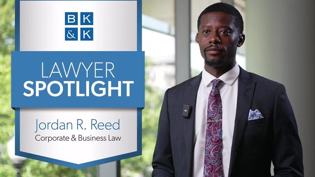 Lawyer Spotlight -- Jordan R. Reed, Corporate & Business Law