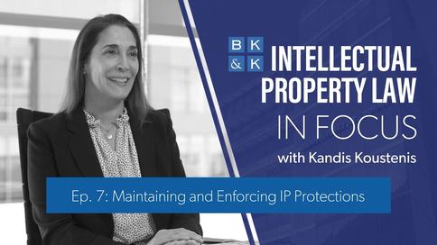 Intellectual Property Law In Focus -- Episode 7: Maintaining and Enforcing IP Protections