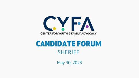 2023 Candidate Forum - Sheriff