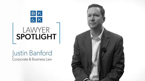 Lawyer Spotlight -- Justin Banford, Corporate & Business Law
